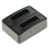 Dubbel-lader voor 2 camera accu's Canon NB-13L