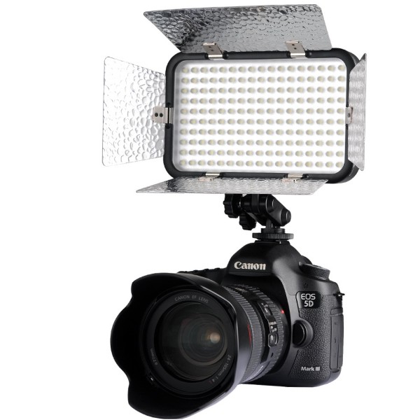 Godox LED 170II éclairage caméra avec barndoor - 170 LED pour photo et vidéo