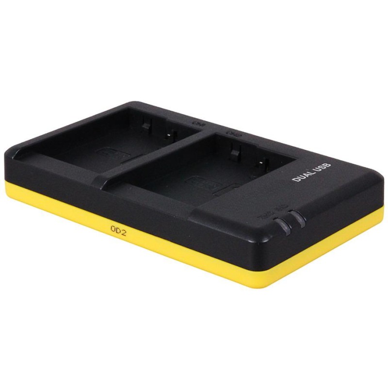 Duo oplader voor 2 camera accu's Panasonic DMW-BLC12