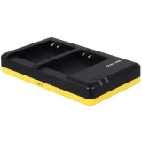 Dubbelladdare för 2 batterier Nikon EN-EL23