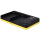Dubbelladdare för 2 batterier Sony NP-FM50, NP-QM71, NP-QM91