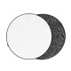 Godox réflecteur rond pliable noir et blanc 60cm pour photographie de studio - Image 1