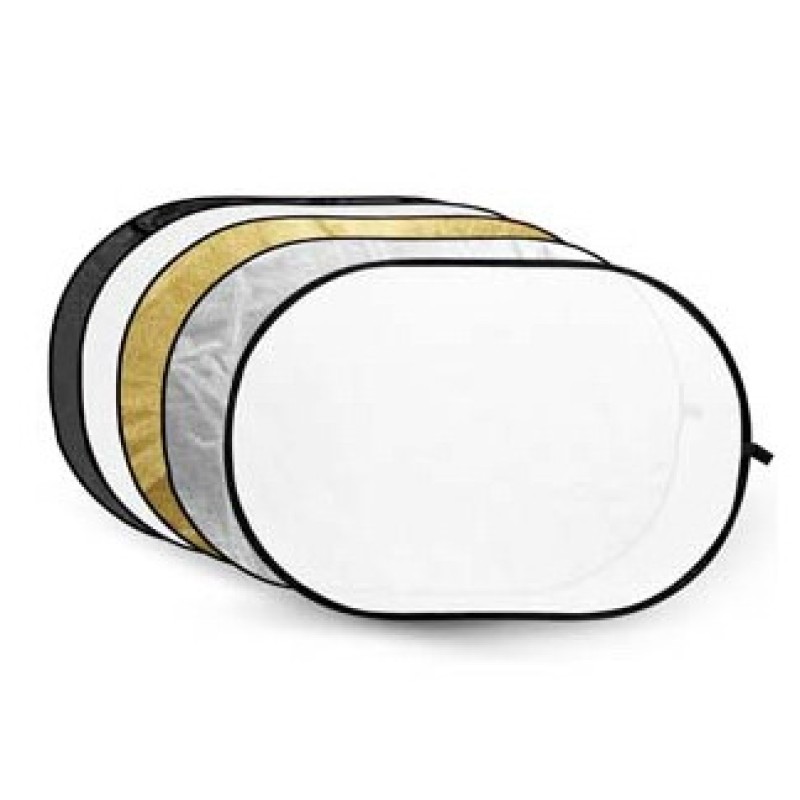 Godox reflectieschermen 5-in-1 Gold, Silver, Black, White, Translucent - 120x180cm