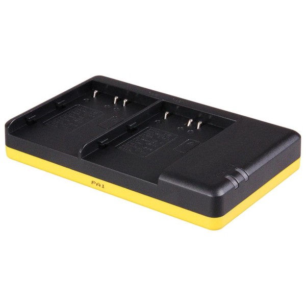 Chargeur double pour batteries d'appareil photo compatibles avec Nikon EN-EL3 / EN-EL3e