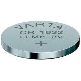 Varta CR1632 pile bouton lithium 3V 140mAh - lot de 10