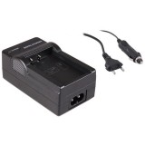 Chargeur de batterie compatible avec Canon LP-E17 avec adaptateur allume-cigare 12V