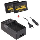 2 batteries d'appareil photo LP-E17 compatibles avec Canon + chargeur