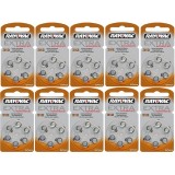 Rayovac piles auditives type 312 (marron) - pack avantage de 10 x 6 piles