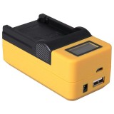 Chargeur compact pour batteries Canon NB-2LH et BP-2L12 - avec écran LCD et connexion USB
