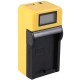 Chargeur compact pour batterie Canon LP-E5 avec écran LCD et connexion USB - Image 2
