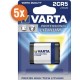Pack de 5 piles lithium Varta Photo 2CR5 6V 1600mAh pour appareils photo et flash - Image 1