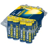 Boîte de 24 piles alcalines AA Varta High Energy pour appareils à forte consommation