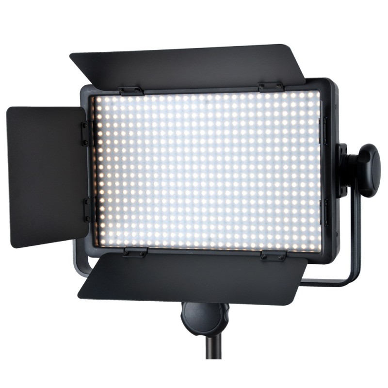 Godox professionele krachtige LED camera verlichting - LED 500C - met barndoor