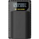 Nitecore chargeur USB pour Canon LP-E6 / LP-E6N / LP-E6NH / LP-E8 avec écran LCD et câble intégré - Image 6