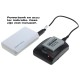 Digibuddy mini chargeur USB pour Panasonic DMW-BCN10 - Compact et polyvalent - Image 3