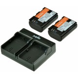 Jupio kit : 2 batteries LP-E6 1700mAh + chargeur double USB