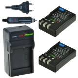 2 batterie EN-EL9 pour Nikon avec chargeur et adaptateur voiture - ChiliPower original
