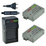2 batteries LP-E5 pour Canon avec chargeur et chargeur voiture - ChiliPower Original