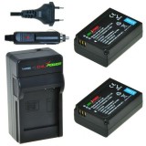 2 batteries BP1030 pour Samsung avec chargeur et chargeur voiture - ChiliPower original