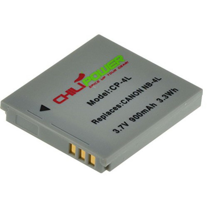 ChiliPower NB-4L accu voor Canon - 900mAh