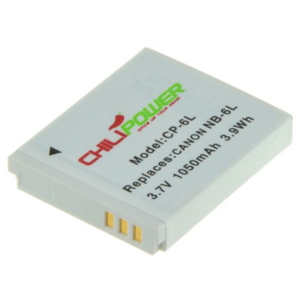 ChiliPower NB-6L batterie pour Canon - 1000mAh avec capuchon de protection