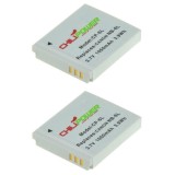 ChiliPower NB-6L batterie pour Canon - 1000mAh - pack de 2