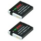 ChiliPower NB-6LH batterie pour Canon - 1150mAh - Pack de 2 - Image 2