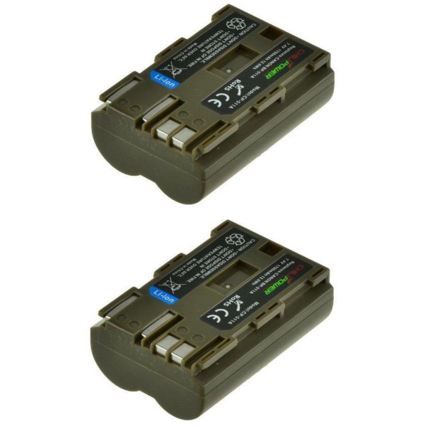 ChiliPower BP-511 / BP-511A batterie pour Canon - 1700mAh - Pack de 2