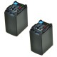 Batterie ChiliPower BP-827 pour Canon - 2700mAh - Pack de 2 - Image 2