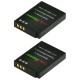 ChiliPower EN-EL12 batterie pour Nikon - 1250mAh - Pack de 2 - Image 1