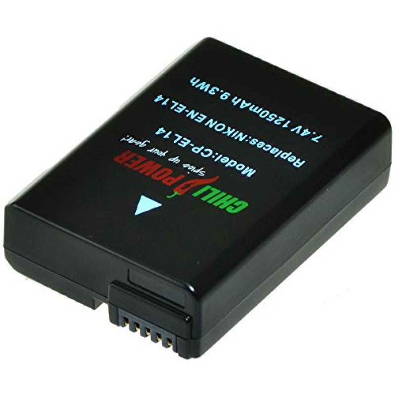 ChiliPower EN-EL14 / EN-EL14a accu voor Nikon - 1250mAh
