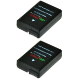 ChiliPower EN-EL14 / EN-EL14a batterie pour Nikon - 1250mAh - pack de 2