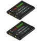 ChiliPower EN-EL19 batterie pour Nikon - 800mAh - Pack de 2 - Image 2