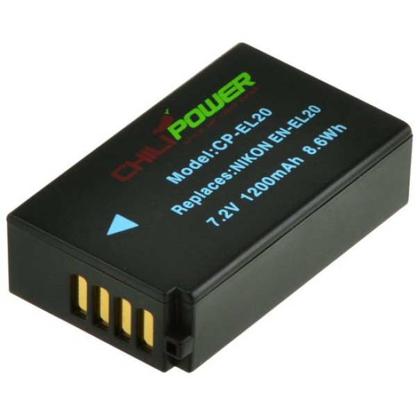 ChiliPower EN-EL20 batterie pour Nikon - 1200mAh