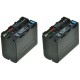 ChiliPower NP-F970 batterie pour Sony - 7400mAh - lot de 2 - Image 2