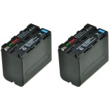 ChiliPower NP-F970 batterie pour Sony - 7400mAh - lot de 2
