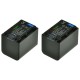 ChiliPower NP-FV70 batterie pour Sony - 1900mAh - lot de 2 - Image 2