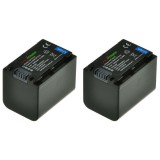 ChiliPower NP-FV70 batterie pour Sony - 1900mAh - lot de 2