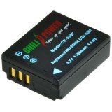 ChiliPower CGA-S007 batterie pour Panasonic 1100mAh - batterie d'appareil photo haute qualité