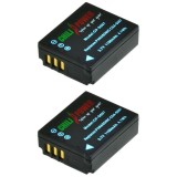 ChiliPower CGR-S007 batterie pour Panasonic - 1100mAh - Pack de 2