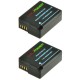 ChiliPower DMW-BLC12E batterie pour Panasonic - 1300mAh - Pack de 2 - Image 2