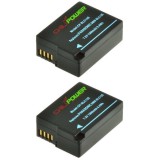 ChiliPower DMW-BLC12E batterie pour Panasonic - 1300mAh - Pack de 2