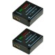 ChiliPower DMW-BLG10 batterie pour Panasonic 1025mAh pack de 2 - Image 2