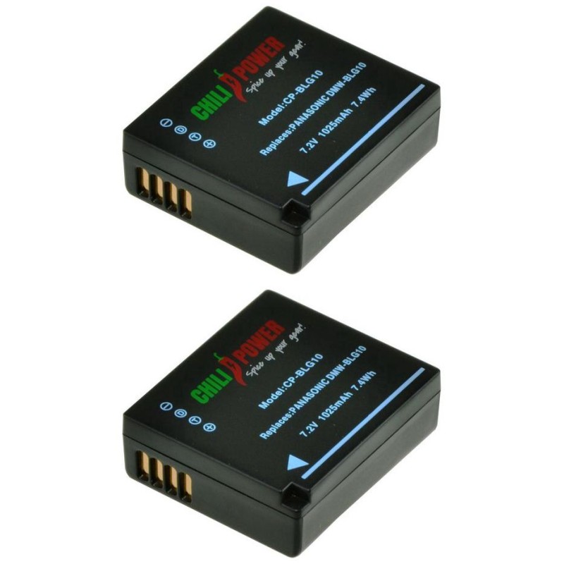 ChiliPower DMW-BLG10 accu voor Panasonic - 1025mAh - 2-Pack