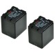 ChiliPower VW-VBN260 batterie pour Panasonic 2600mAh pack de 2 - Image 2
