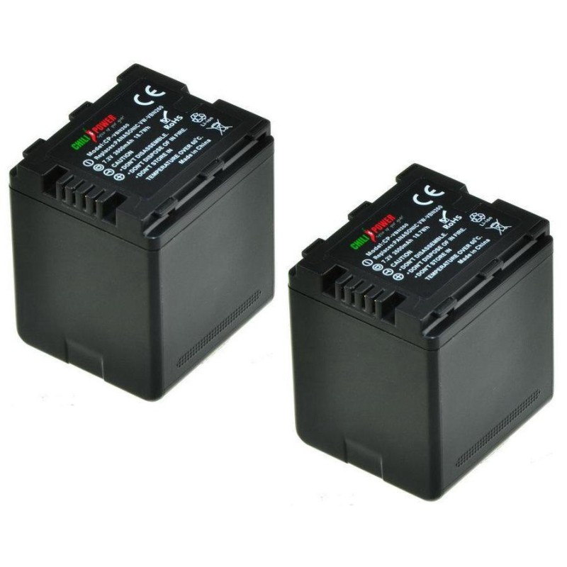 ChiliPower VW-VBN260 accu voor Panasonic - 2600mAh - 2-Pack