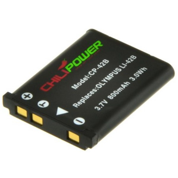 ChiliPower Li-40B / Li-42B batterie pour Olympus - 800mAh