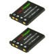 ChiliPower Li-40B / Li-42B batterie pour Olympus - 800mAh - Pack de 2 - Image 2