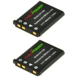ChiliPower Li-40B / Li-42B batterie pour Olympus - 800mAh - Pack de 2