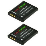 ChiliPower Li-50B batterie pour Olympus - 1000mAh - pack de 2